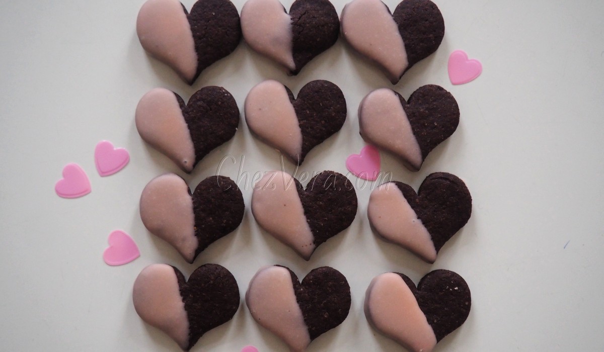 Chocolate Heart Biscuits