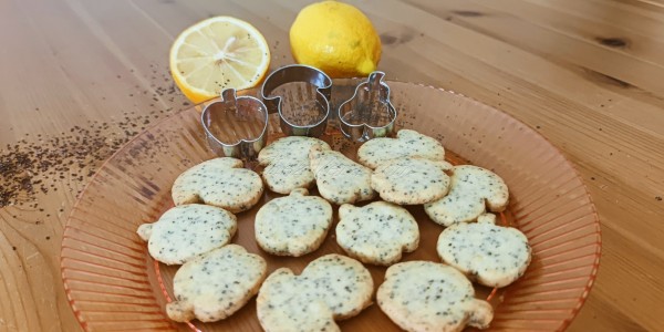Biscuits au citron avec graines de pavot