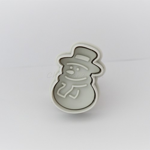 Cookie Cutter with Ejector – Snowman