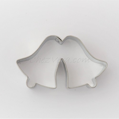 Cookie Cutter Double Bell – large