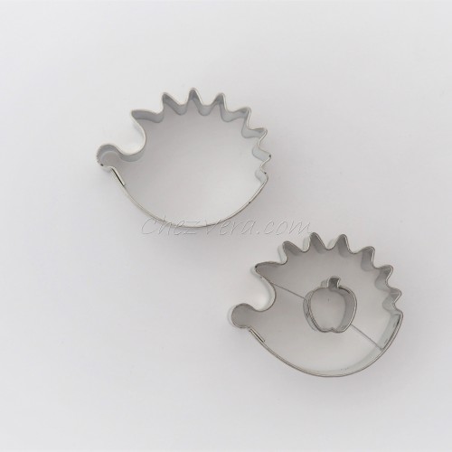 Linzer Cookie Cutters Set – Hedgehog with Apple