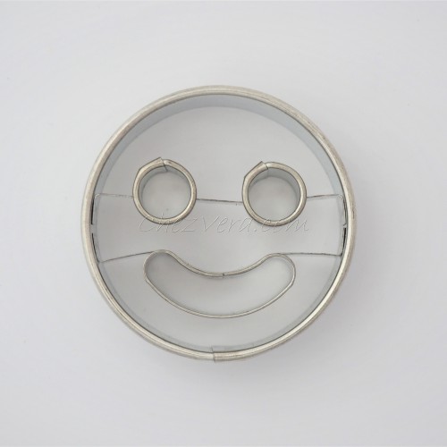 Linzer Cookie Cutter – Smiley (happy)
