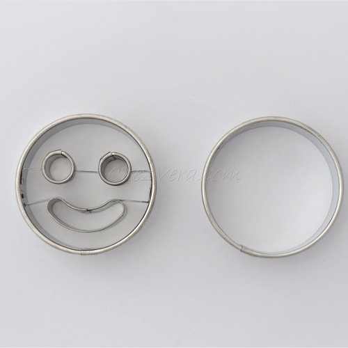 Linzer Cookie Cutters Set – Smiley (happy)