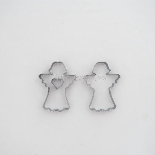 Linzer Cookie Cutters Set – Angel with Heart