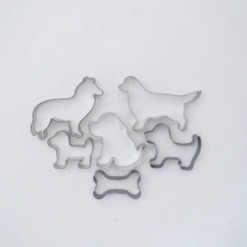 Cookie Cutters Set "I love Dogs"