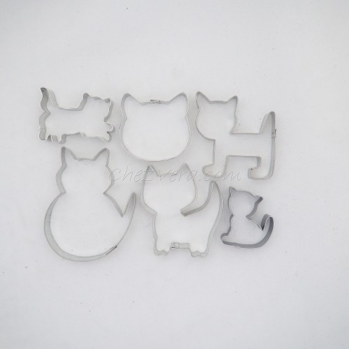 Cookie Cutters Set "I love Cats"