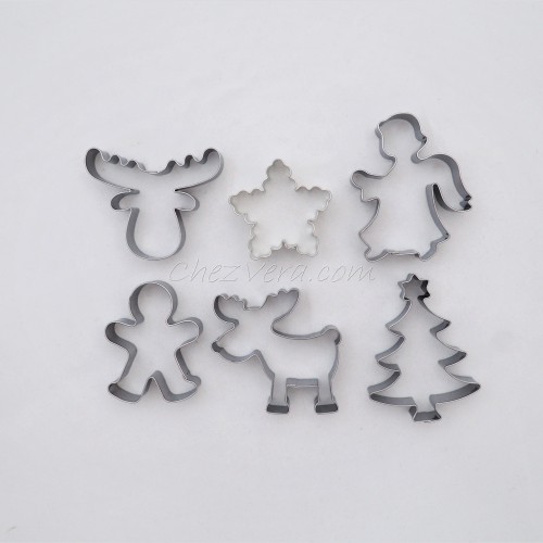 Cookie Cutters Set Christmas V