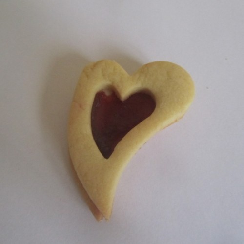 Emporte-pièces pour biscuits confiture - Coeur penché
