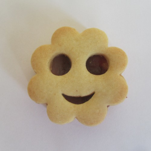 Emporte-pièces pour biscuits confiture - SMILEY / fleur grande