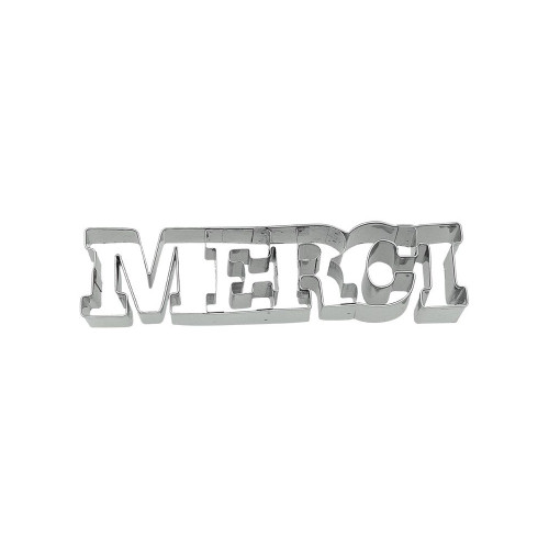 Ausstechform "MERCI"