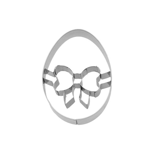 Cookie Cutter Egg with ribbon