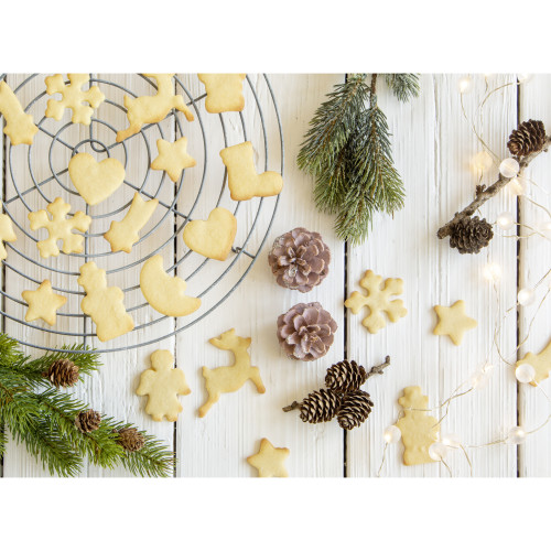 Cutting board with 27 Christmas motifs