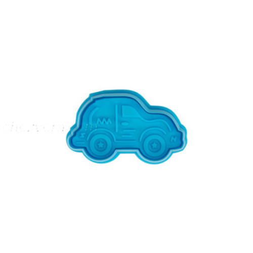 Car cookie cutter with pusher