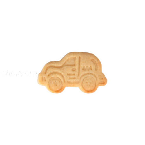 Car cookie cutter with pusher